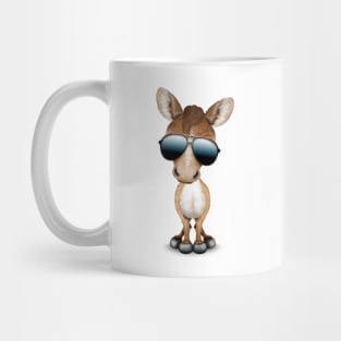 Cute Baby Pony Wearing Sunglasses Mug